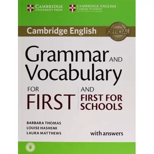 托福參考書推薦-托福閱讀文法書、Grammar and Vocabulary for First and First for Schools Book with Answers and Audio​